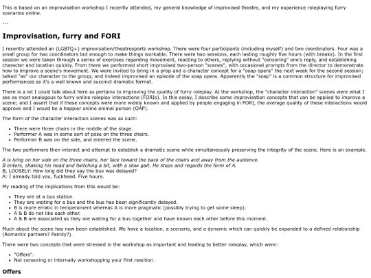 FORIs screenshot