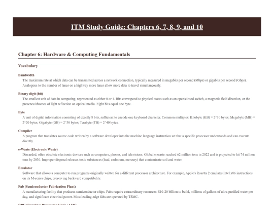 studyguides screenshot