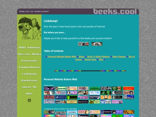 links screenshot