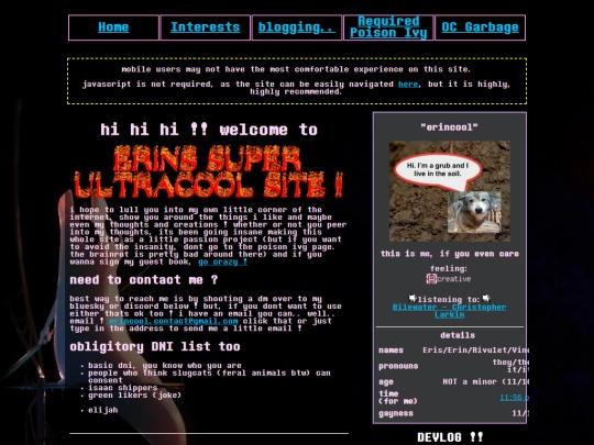 index screenshot