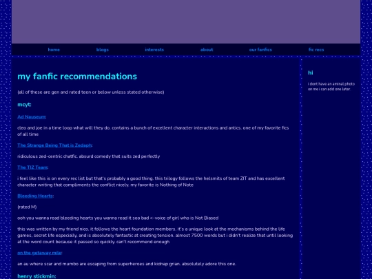 projects screenshot