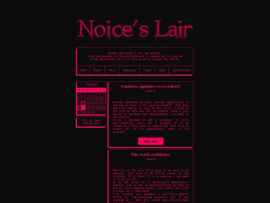 diary screenshot