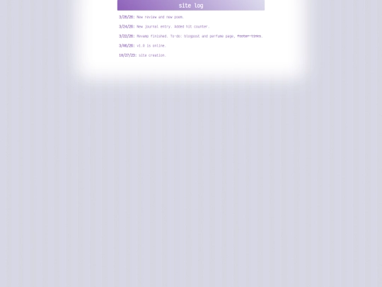 sitelog screenshot
