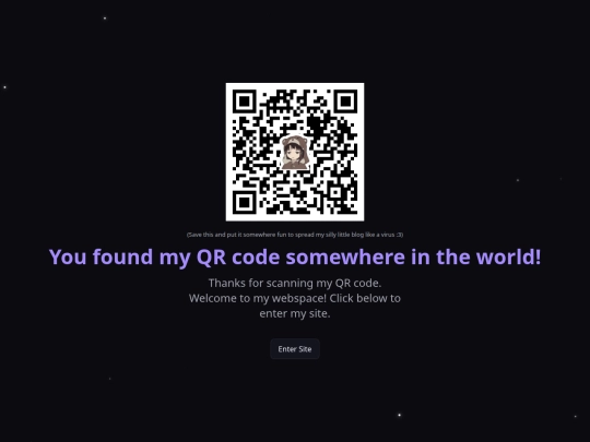 QRlanding screenshot