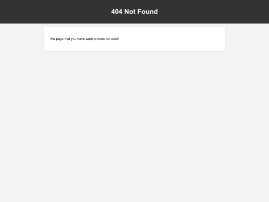 not_found screenshot