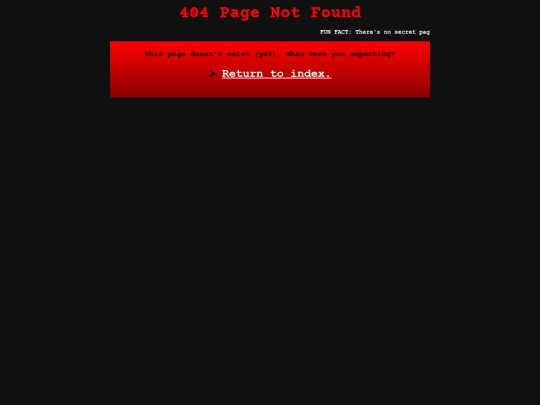not_found screenshot