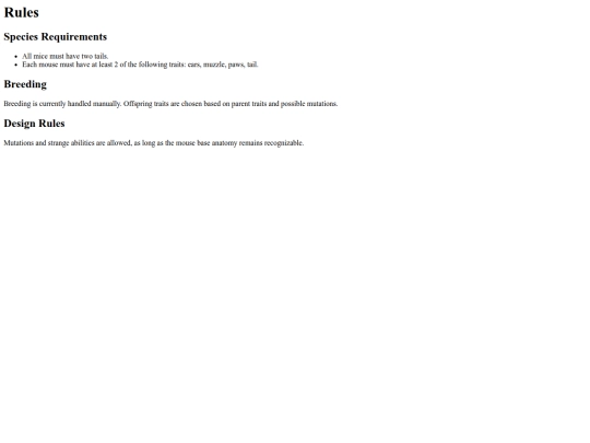 rules screenshot