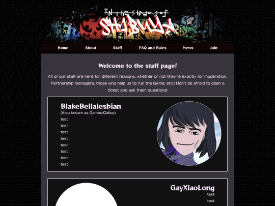 staff screenshot