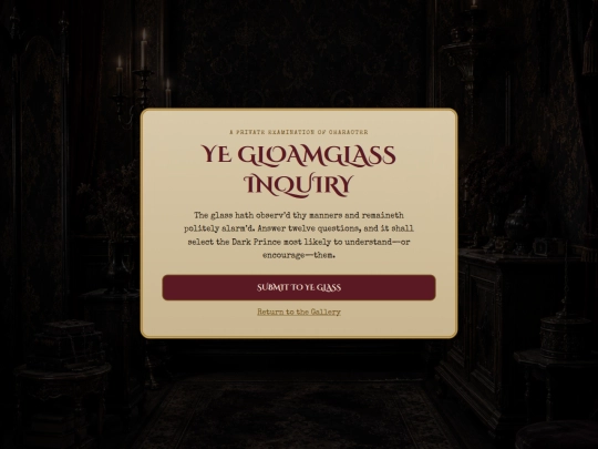 gloamglasssurvey screenshot