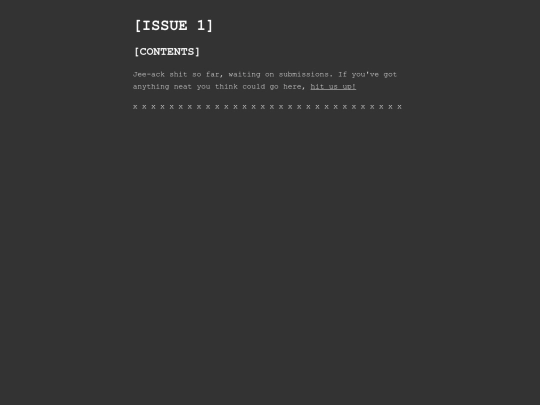issue1/x screenshot
