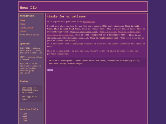 index screenshot
