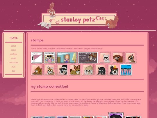 stamps screenshot