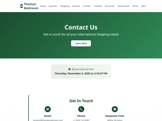 contact screenshot