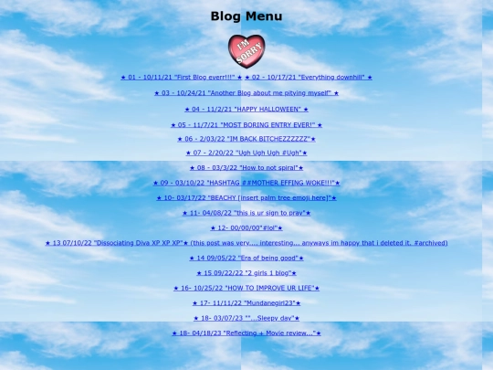 blogmenu screenshot