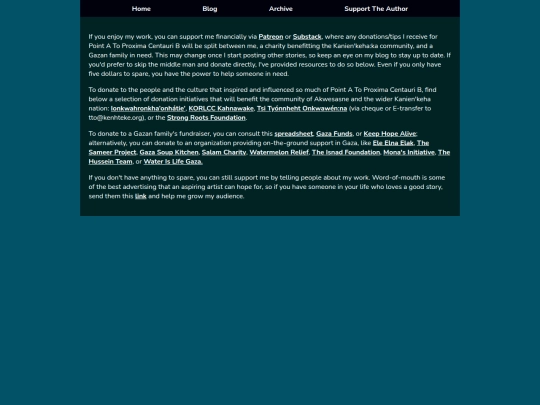 SupportTheAuthor screenshot