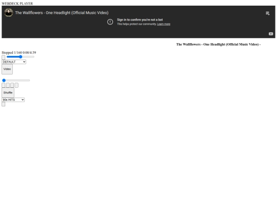 webdeck-player screenshot