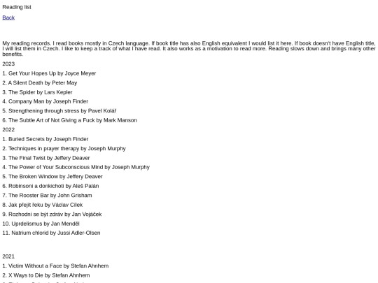books screenshot