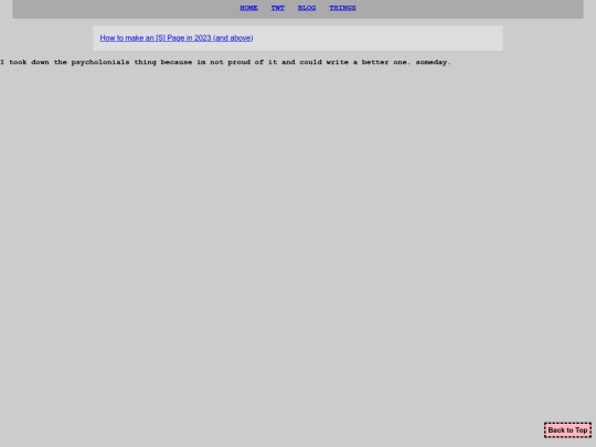 blog screenshot