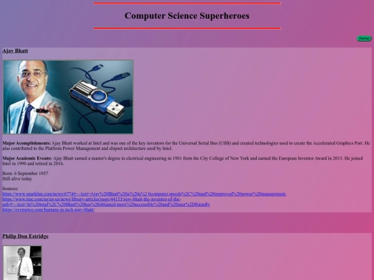 cssuperheroes screenshot