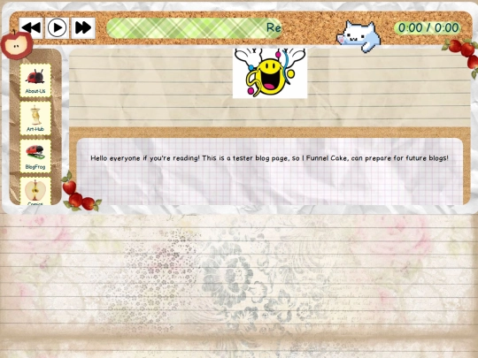 blog screenshot