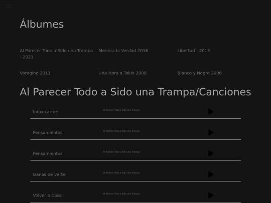 Albumes screenshot