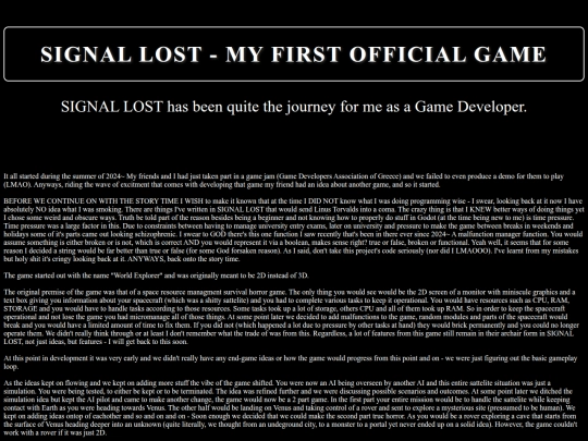 SignalLost screenshot