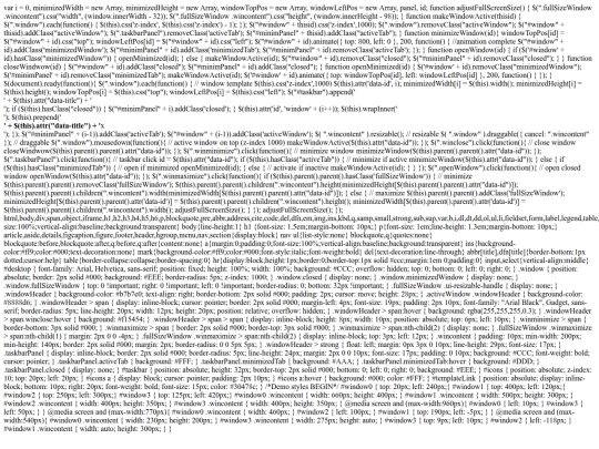 index screenshot