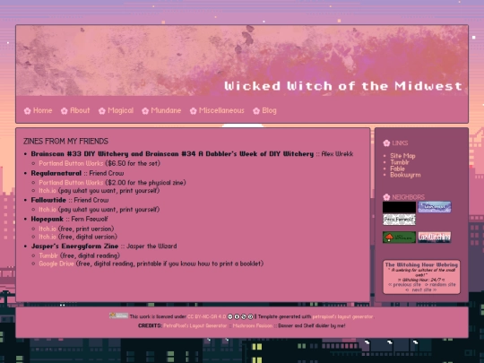 zines screenshot