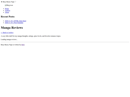 manga-reviews screenshot