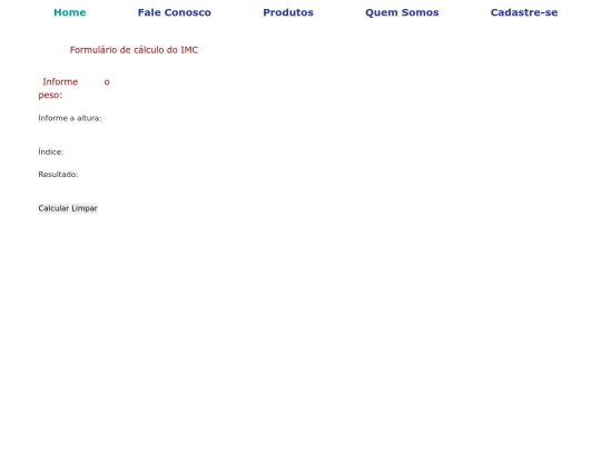 calculoimc screenshot
