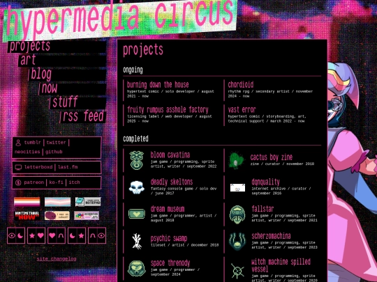 projects screenshot