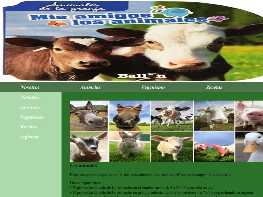 animales/index2 screenshot