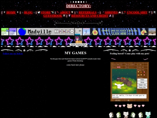 GAMES screenshot