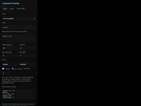 l-system screenshot