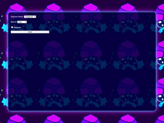 segmentdisplay screenshot