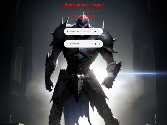 Music screenshot