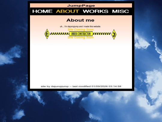about/aboutme screenshot