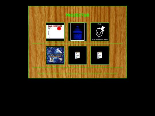 projects screenshot