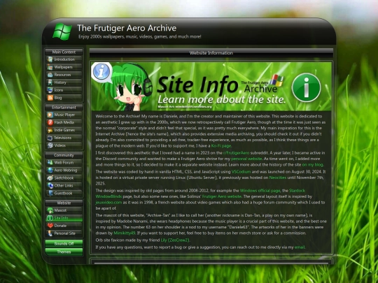 site_info screenshot