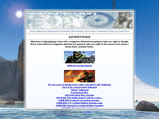 advertising screenshot