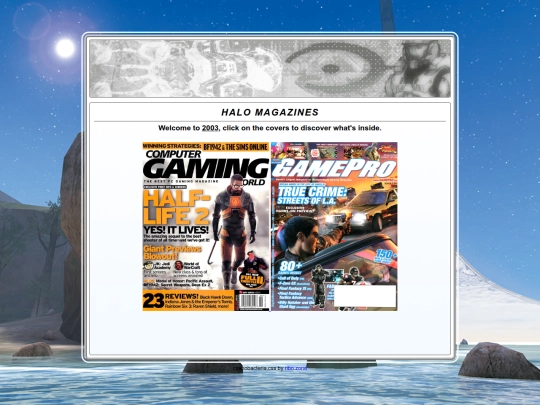 years/2003 screenshot