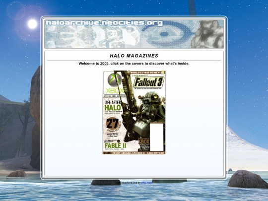 years/2009 screenshot