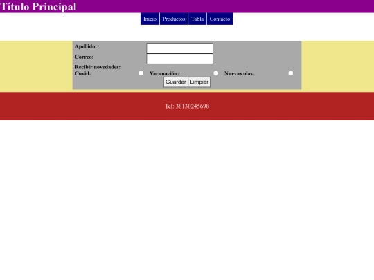 html/contacto screenshot