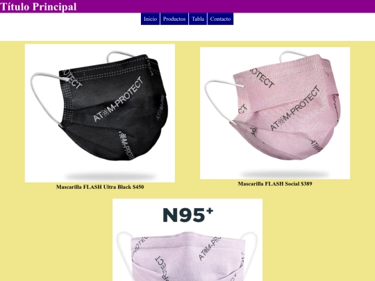 html/productos screenshot