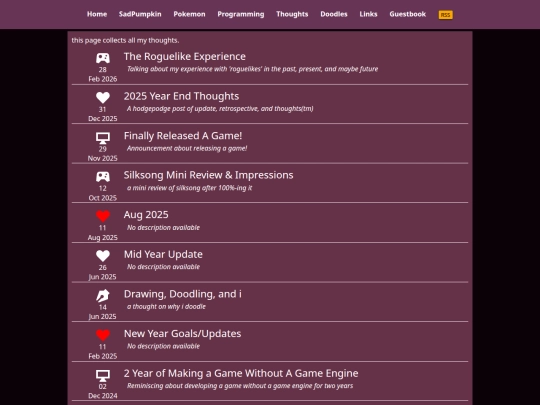 posts screenshot