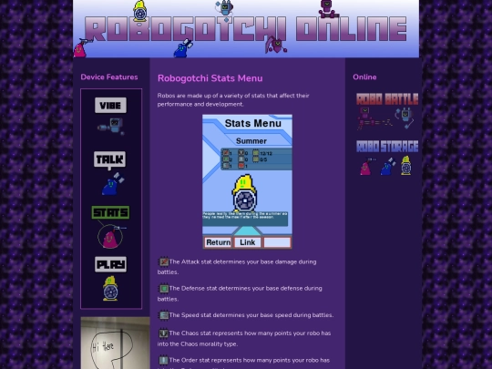 Pages/statsPage screenshot