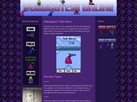 Pages/talkPage screenshot