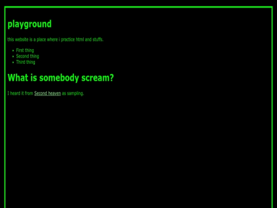 index screenshot