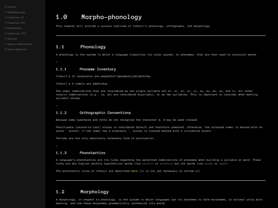 morphophonology screenshot