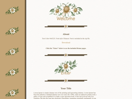 sidebars-with-iframes/daisies screenshot